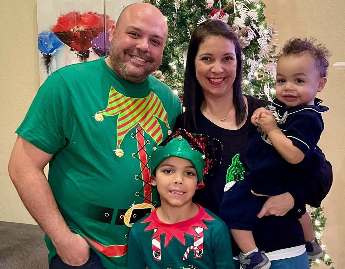 Ana Hernandez and her family